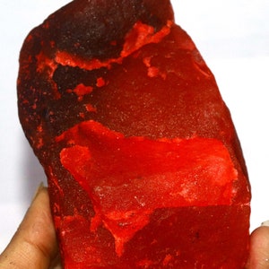 Ruby 5000 Carat Big Offer Certified Natural Earth-Mined Uncut Shape Huge Pigeon Blood Red Ruby Raw African Gemstone Rough 5AJA