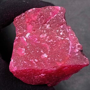 1200 Ct Natural Red Ruby Dyed Rough IGL Certified Loose Opaque Gemstone 6LNT