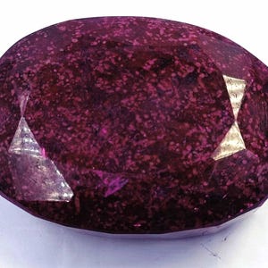 Opaque Red Ruby Oval Shape Stone 2650.0 Ct Natural IGL Certified Loose Gemstone 6GNA