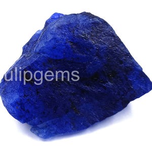 Natural Blue Sapphire Rough 923.5 Ct | EGL Certified African Origin Loose Gemstone | Raw Uncut Crystal for Jewelry or Best Collection 5LAQ