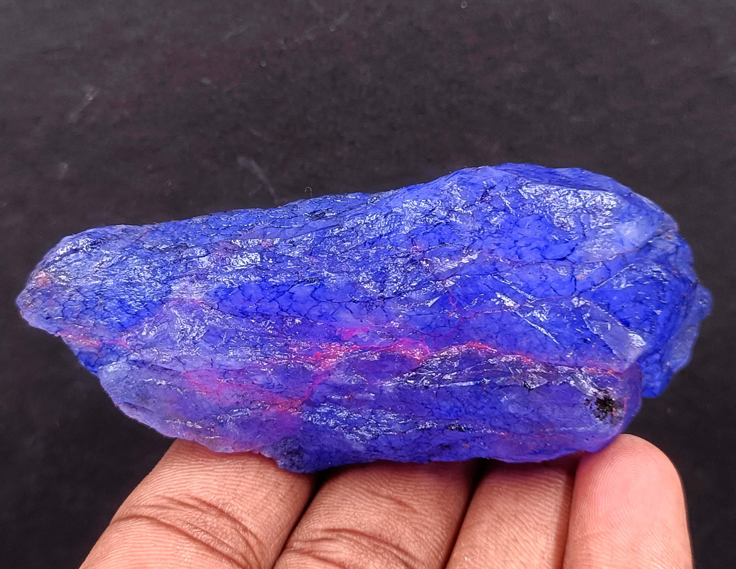 Natural Blue Sapphire Rough 519.5 Carat | Certified Uncut Gemstone