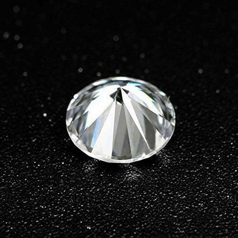 1.12 Ct 2 Pieces Lab Grown Loose cvd Diamond 4mm SI1 DEF Color Lot CVDHPHT