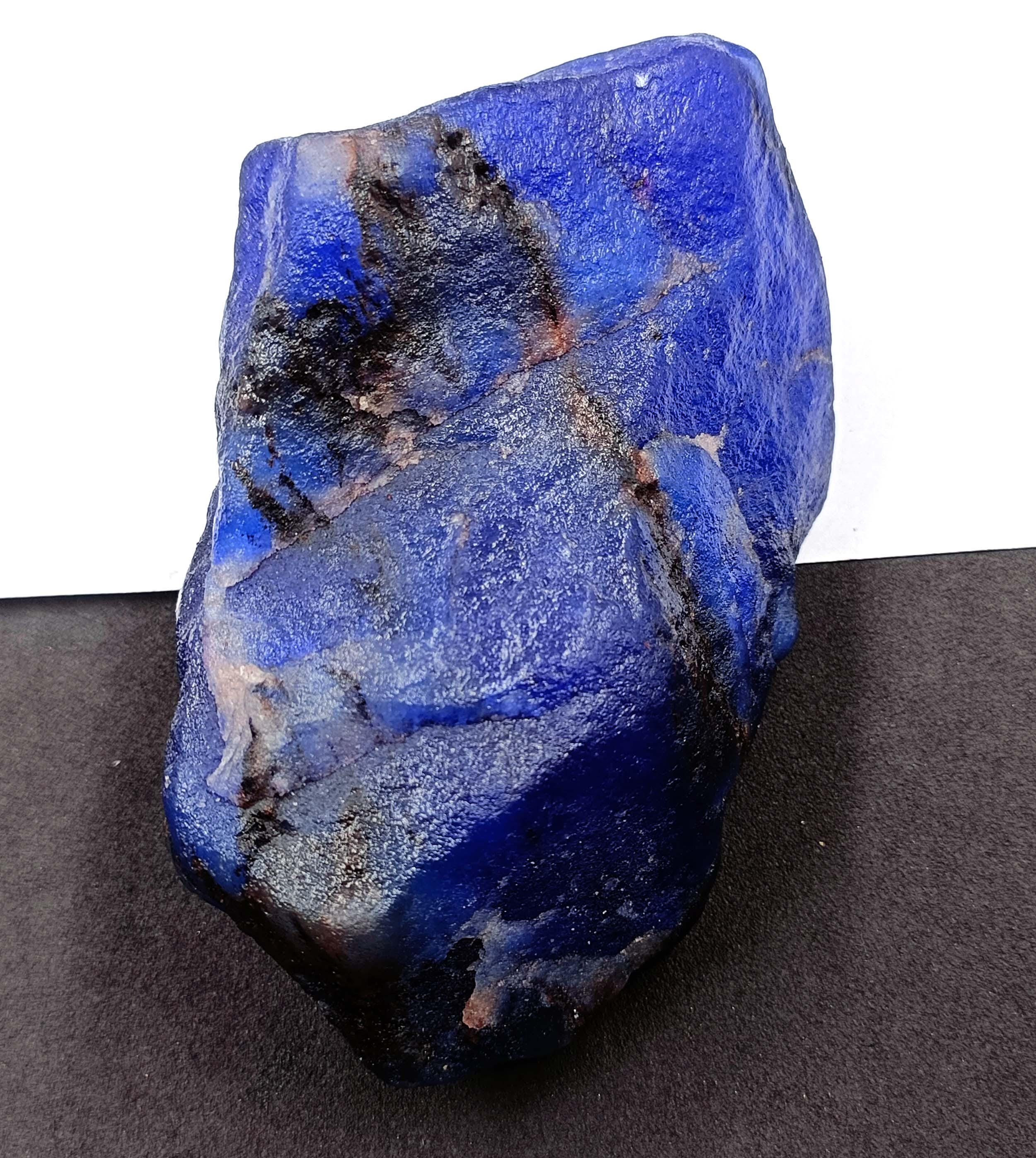 ブルーサファイア 素晴らしい原石 1940.5カラット 認定ルースストーン