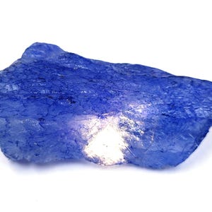 Blue Sapphire Amazing Rough Gemstone 257.00 CT Certified Loose Gemstone From African Rough Sapphire 5AJR