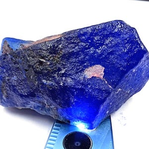 Blue Sapphire Amazing Rough Gemstone 1940.5 CT Certified Loose Gemstone From African Rough Sapphire 5AJU