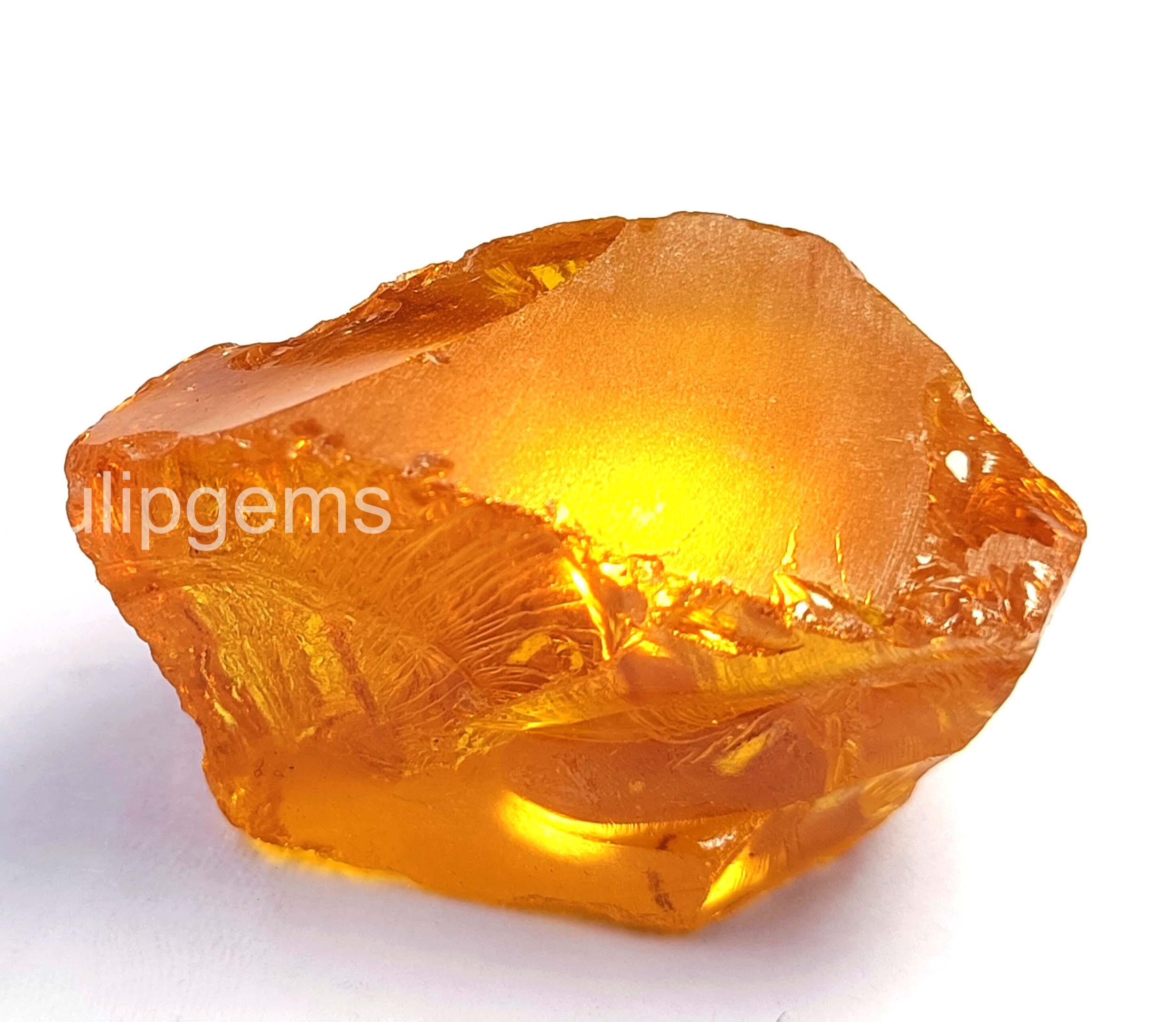 Natural Orange Sapphire 341.5 CT Certified Sapphire From Sri Lanka