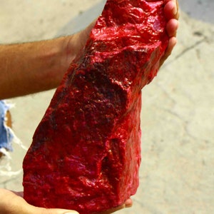 Ruby 25075 Carat 5.815Kg Certified Natural Finest Quality Earth Mined Uncut Shape Big Size Red Ruby Raw Rock Gemstone Rough From Africa 5AJY