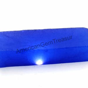 Blue Sapphire Natural Slice Rough Gems 263 Ct Certified Loose Gemstone From African Sapphire Raw Gems Semi-Transparent Raw Fresh Offer 5AJA