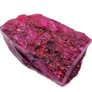 Red Ruby Rough  Dyed Opaque Crystal |997 CT  Natural Raw Loose Ruby Gemstone | IGL Certified Stone 6OSN