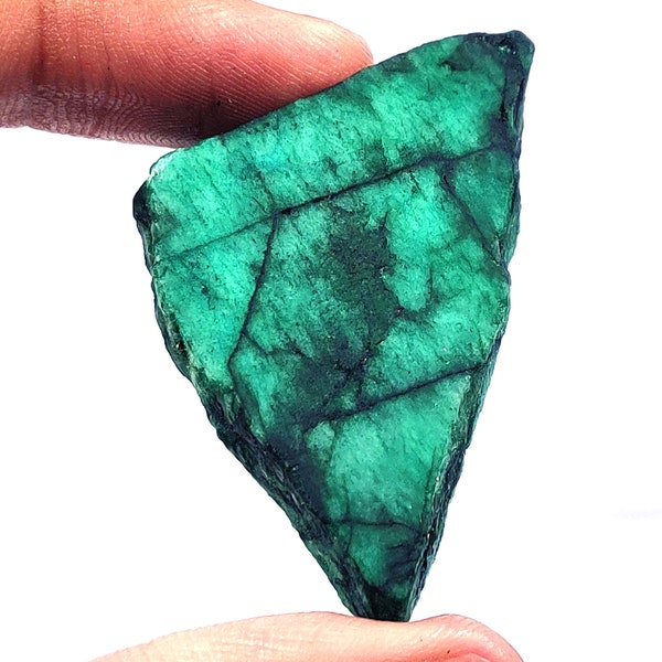 Green Emerald One Time Sale 80.05 Ct Certified Loose Gems Raw Rocks and Minerals Green Emerald Slab Raw From Brazil GRC