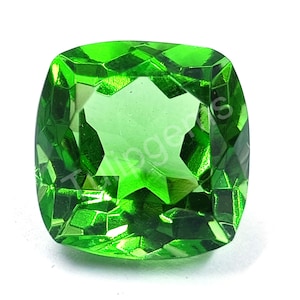 Peridoto verde da 16,10 carati, certificato naturale sfaccettato, taglio cuscino, pietra trasparente proveniente dal Pakistan, pietra preziosa sfusa, qualità Super A1 5AKZ