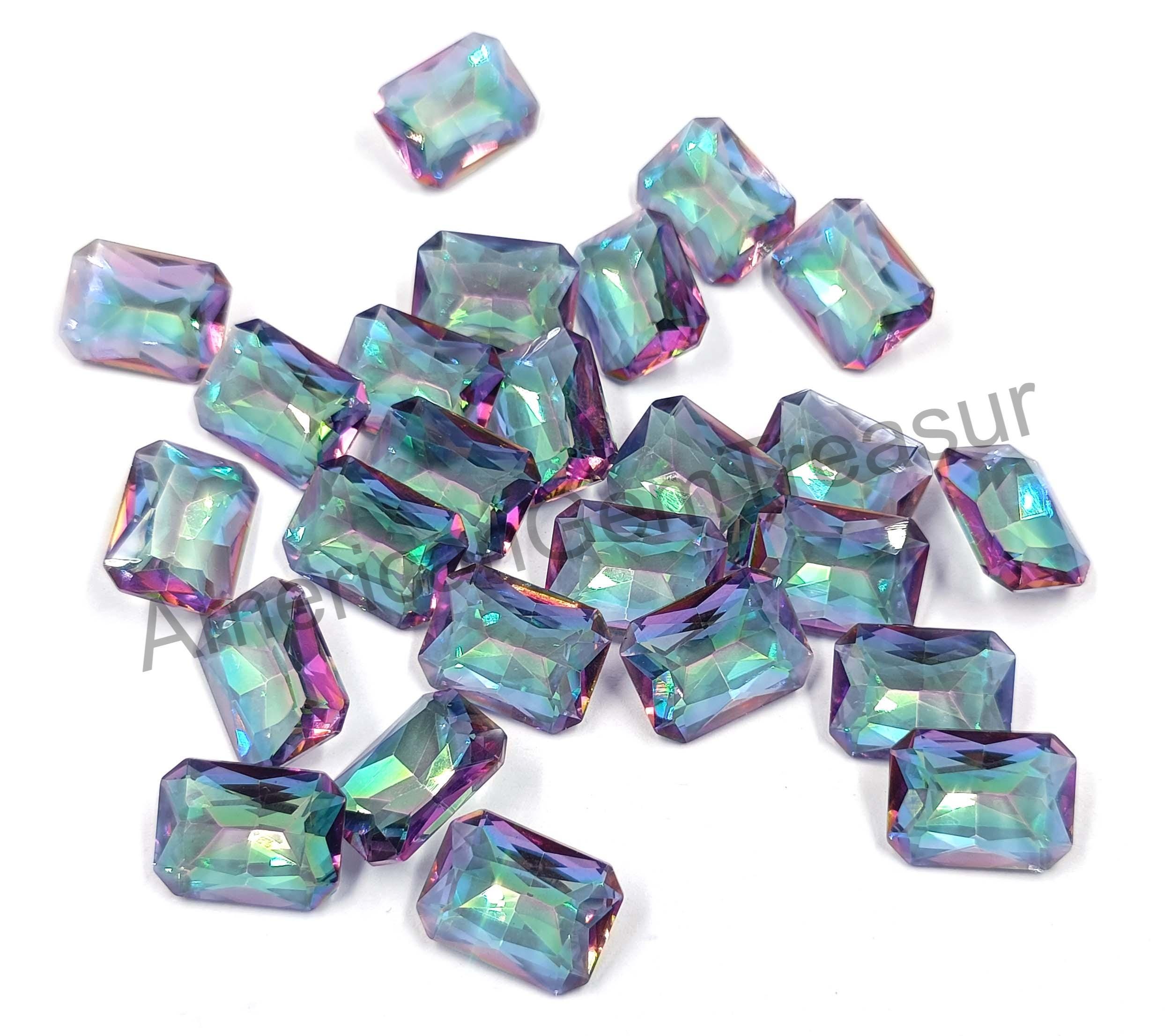 Certified Natural Bi-color Alexandrite Gemstone, Russian Emerald Cut - Etsy