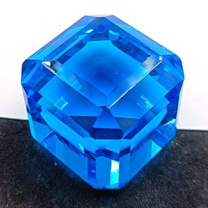 Natural Blue Tourmaline 241.0 CT Faceted Emerald Shape Certified Loose Gemstone Rare Transparent Gemstone A1 Quality 5AKA