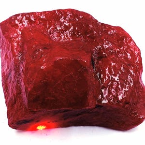 3550.0 Ct EGL Certified Natural Red Ruby Dyed Rough Loose Opaque Gemstone 6LNS