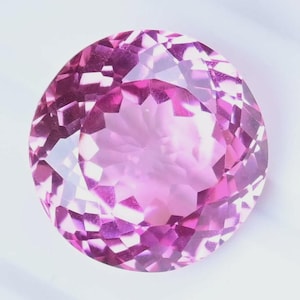 Rubino rosa Mogok naturale, taglio rotondo, certificato IGL, senza imperfezioni, pietra preziosa rara sciolta 6GNG