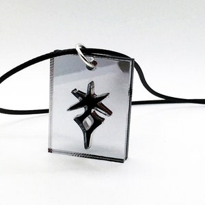 Final Fantasy XIV Dark Knight Necklace | Lasered