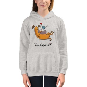 Doggie with Hearing Aid - Kids Hoodie