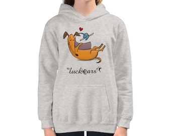 Doggie with Hearing Aid - Kids Hoodie