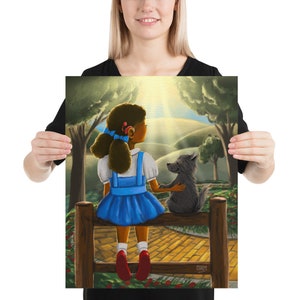 Print - Dorothy with Cochlear Implants and Toto - Deaf Empowerment