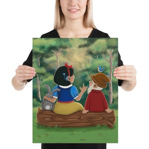 Print - Snow White with Cochlear Implants