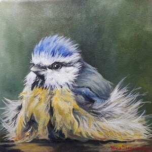 bird portraits, original paintings, animals portraits, oil paintings