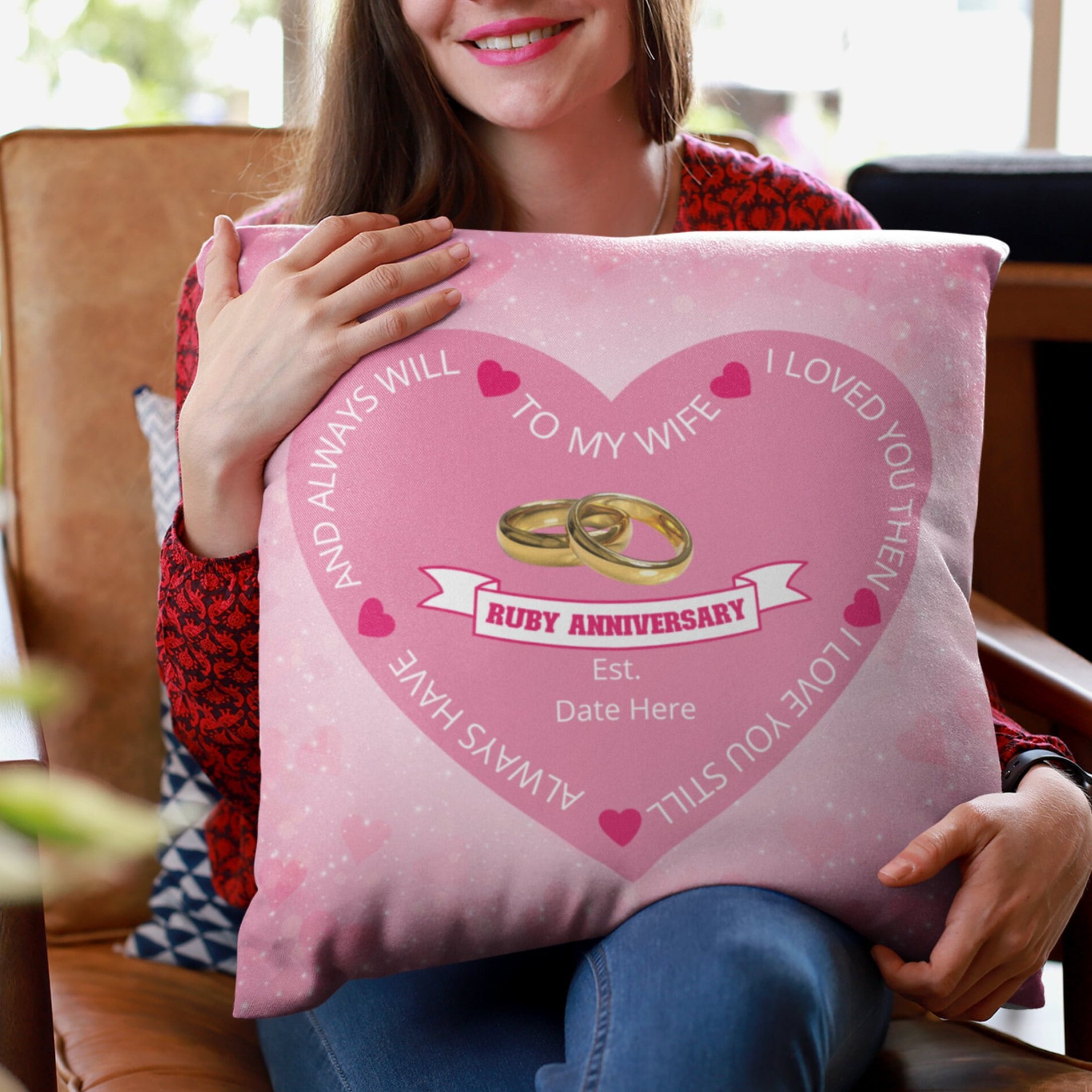 Personalised Wedding Anniversary Gift For Wife Luxurious Etsy