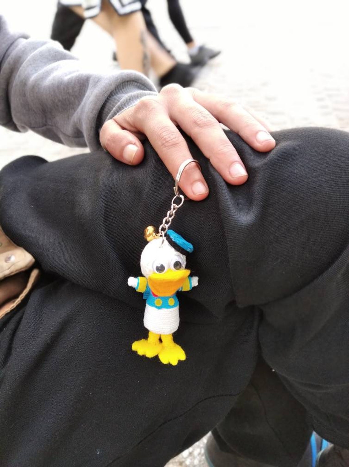 Donald Duck Keychain Old Cartoon Comic Gift Animated Key Etsy