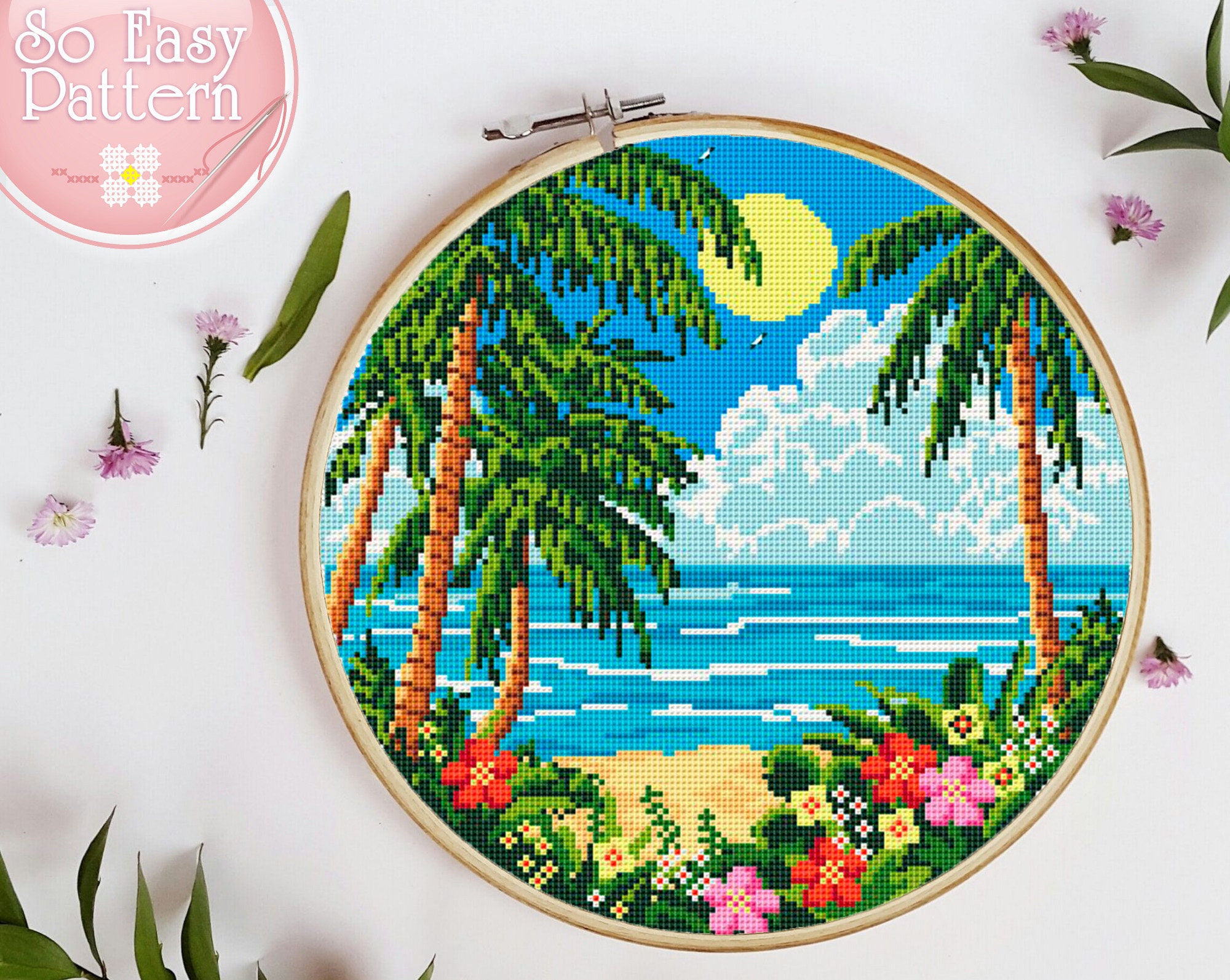 Sand, Sea & Cross Stitch: Over 50 Stylish Cross Stitch Patterns [Book]