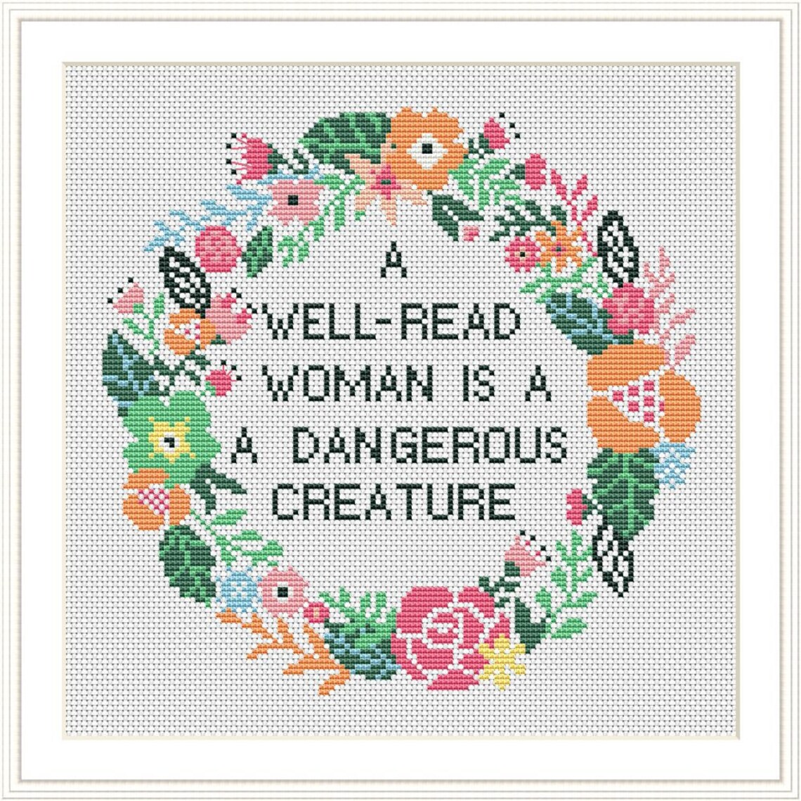 Funny Cross Stitch Pattern Quote Cross Stitch Chart Modern - Etsy