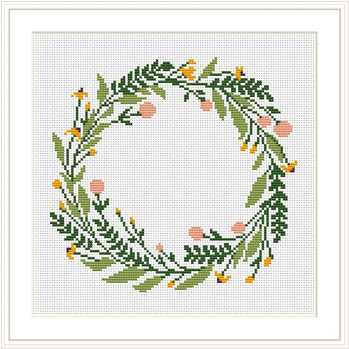 Ultimate Floral CROSS STITCH/クロスステッチ Amazon | RIOLIS - Forget Me Nots in a Basket 2170、クロス