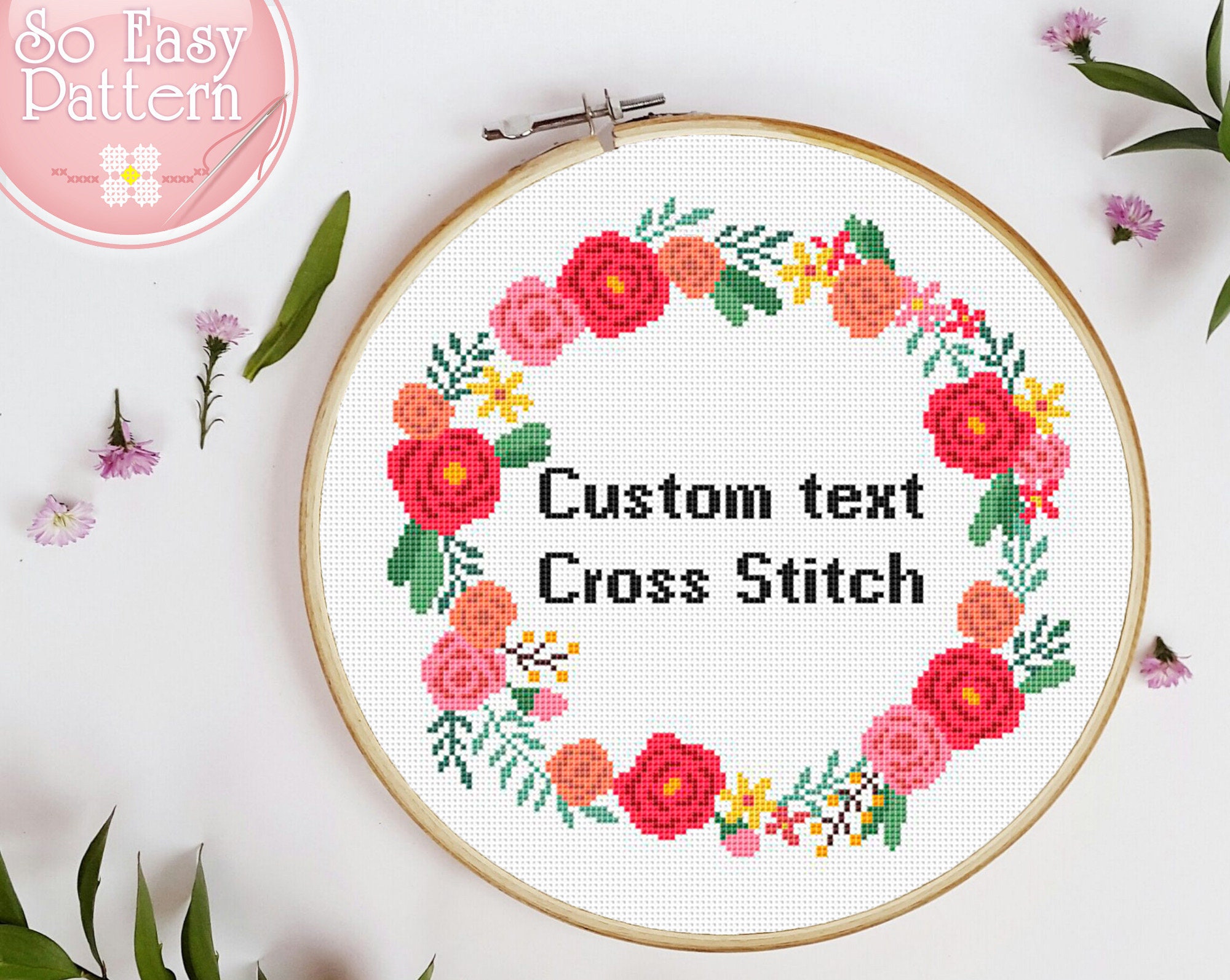 Craft Supplies & Tools Custom Cross Stich or Embroidery Pattern From