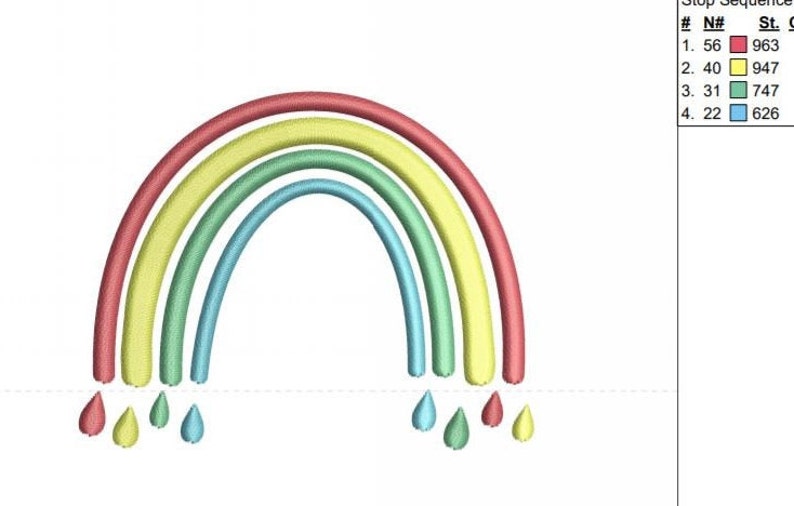 Boho Rainbow Embroidery Design Bundle Machine Embroidery Etsy