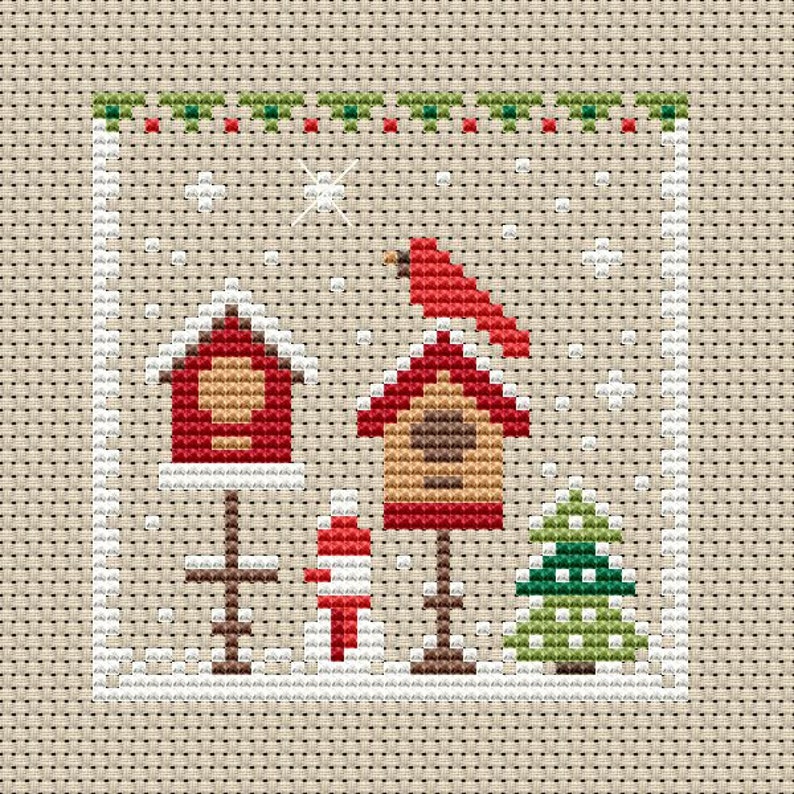 Christmas Cross Stitch Patterns Sampler Cross Stitch Etsy