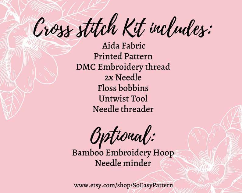 Floral cross stitch Kit Just one more plant Funny Quote House plants cross stitch Modern Cross Stitch Kit Succulent Cactus Plant Embroidery