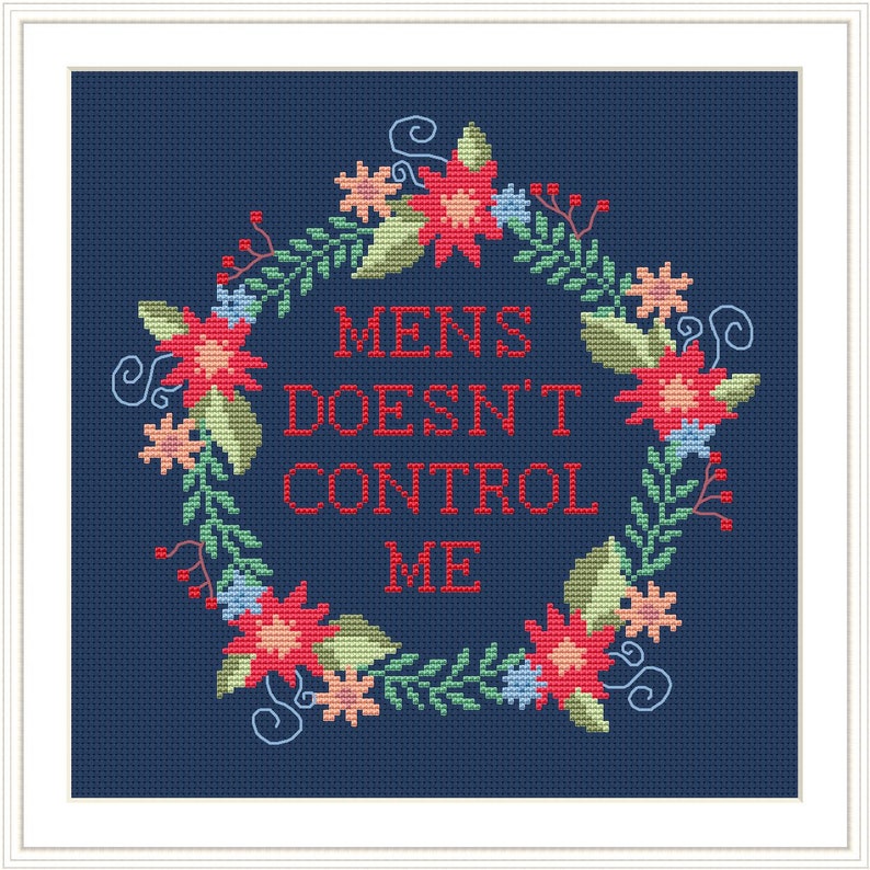 Subversive cross stitch Pattern Funny counted cross stitch PDF Etsy