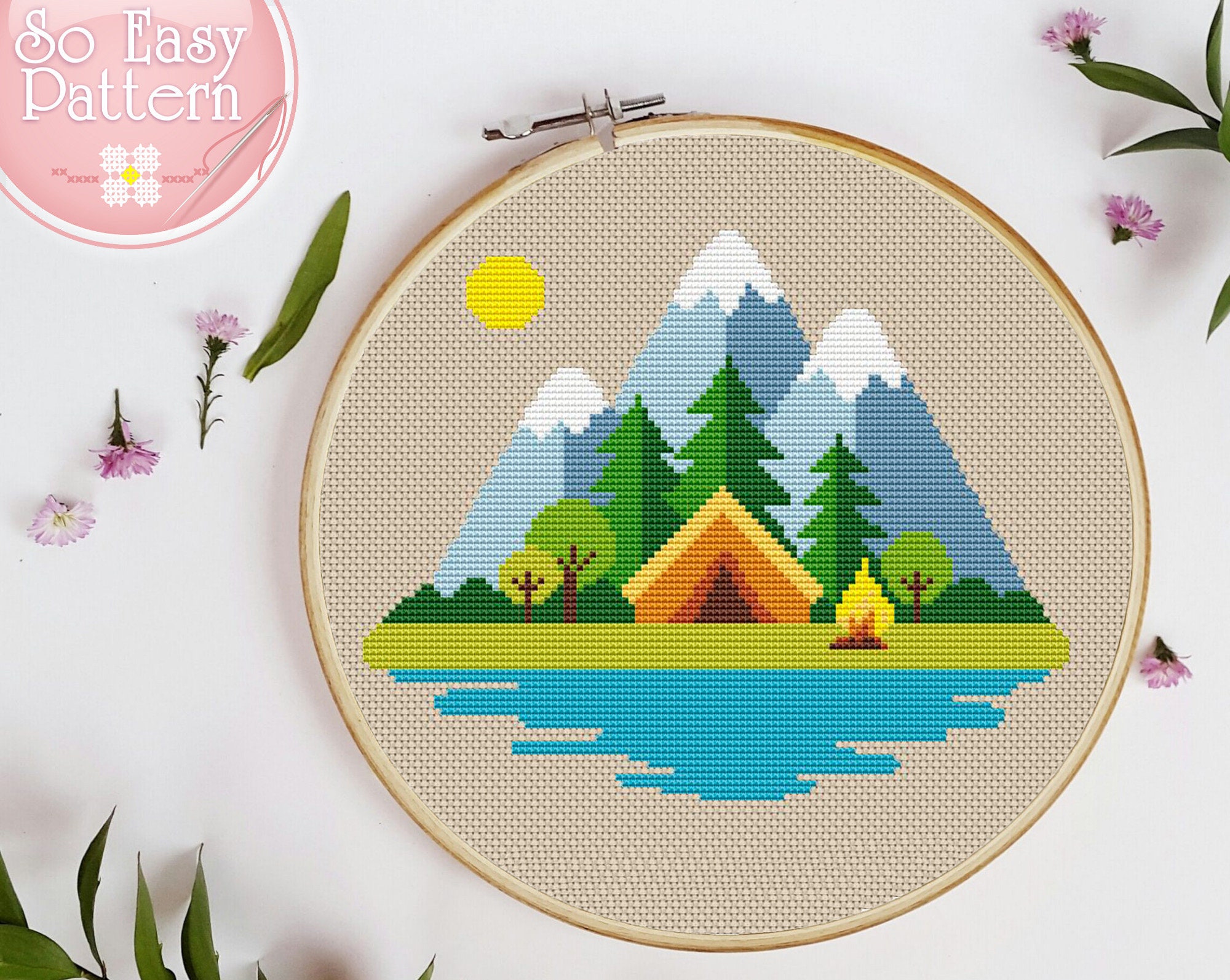 Great Outdoors Cross Stitch Pattern