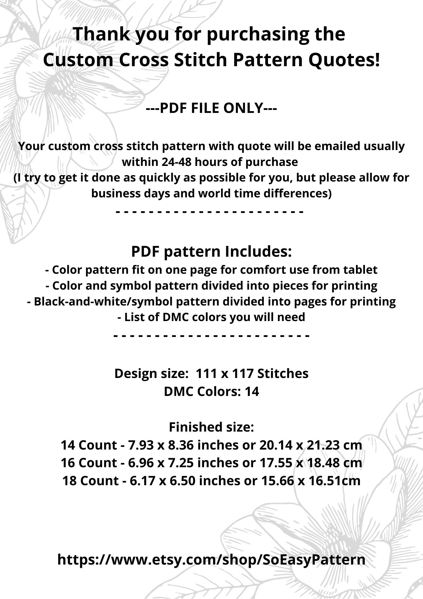 Custom Cross Stitch Pattern Quote Your Words Here Cross Stitch Etsy