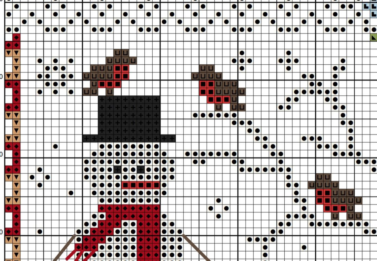 Holiday Decor Cross Stitch PDF Pattern Christmas Decoration - Etsy