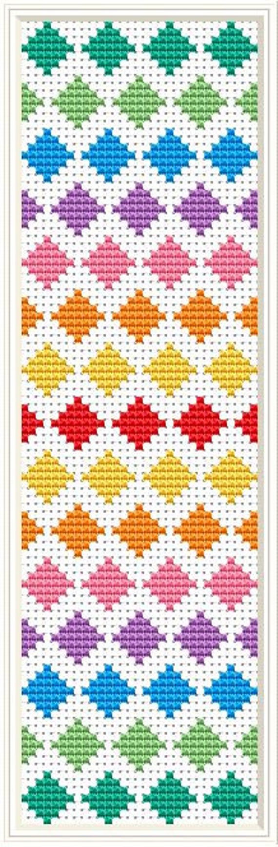 Bookmark Cross Stitch Pattern Folk Graphic by Natis cross stitch · Creative  Fabrica