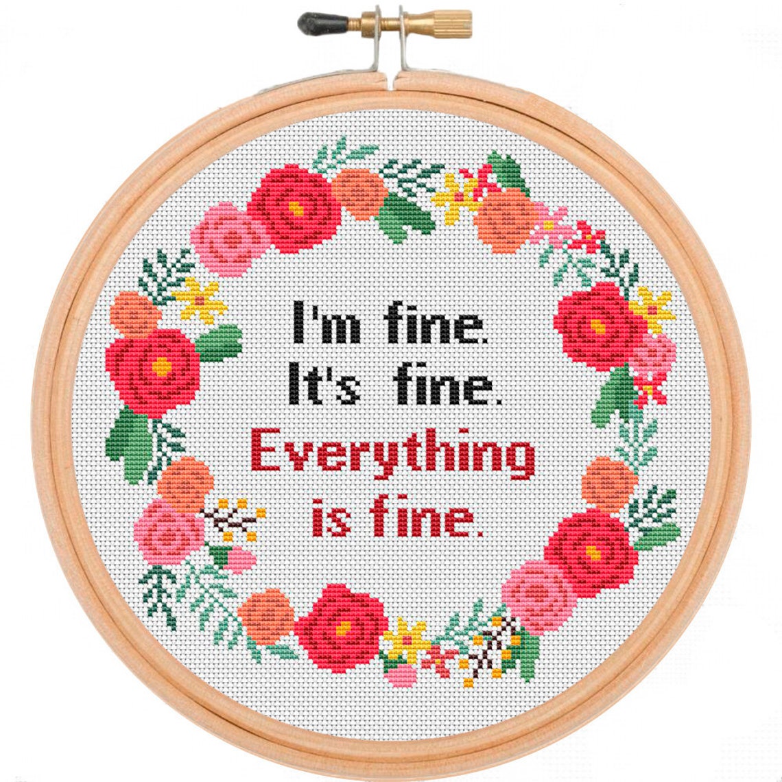 Custom Cross Stitch Pattern Text Your Words Here Cross Stitch Etsy UK