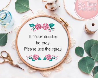 Funny Cross Stitch pattern Quote xstitch patterns Begginer cross stitch PDF Snarky xstitch chart Modern cross stitch gift Embroidery pattern