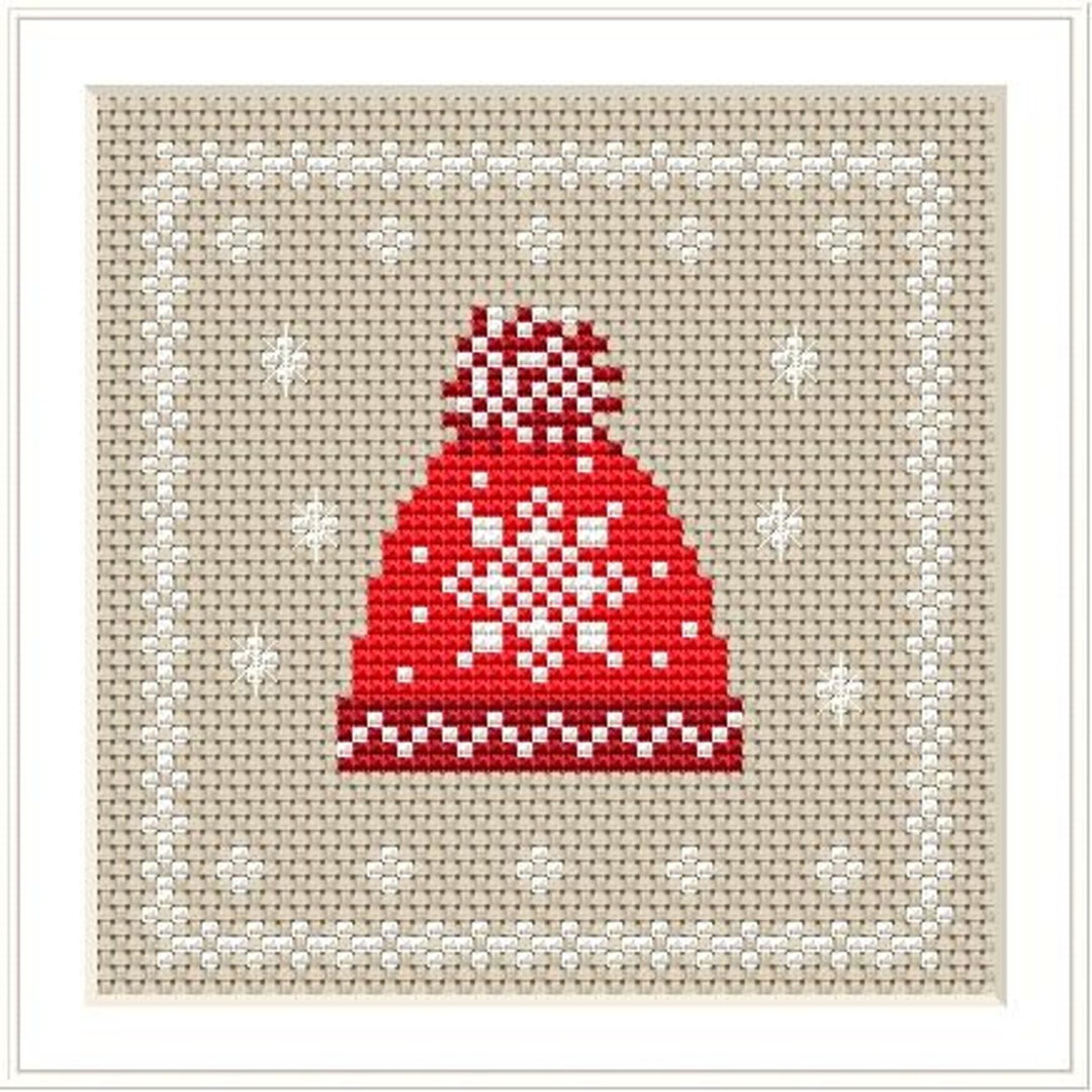 Holiday Decor Cross Stitch PDF Pattern, Christmas Decoration Cross ...