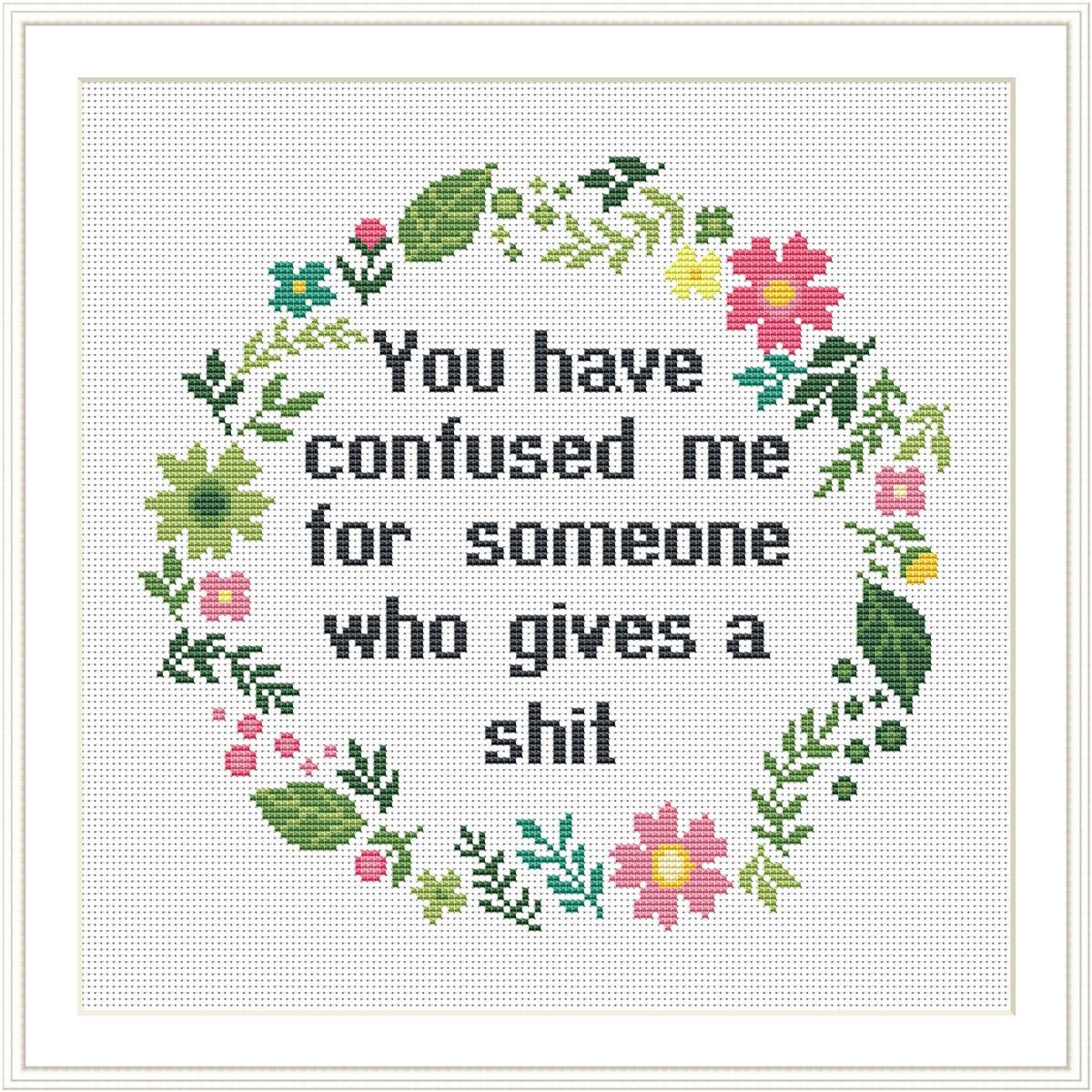 Funny Cross Stitch PDF Pattern Subversive Cross Stitch Pattern Quote ...