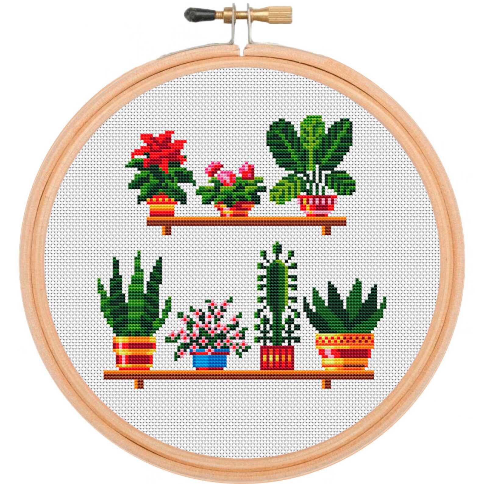 Plants Cross Stitch Succulent Cross Stitch Pattern PDF Etsy