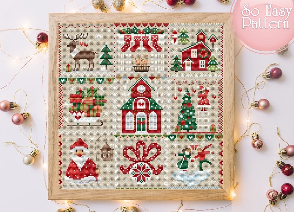 Christmas xstitch - Etsy 日本