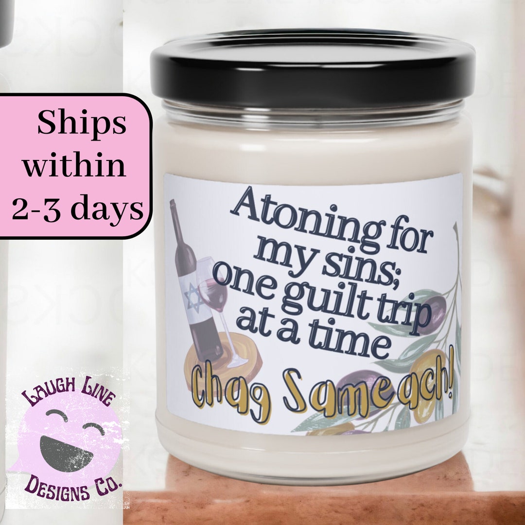 Funny Yom Kippur Candles, Jewish New Year, Jewish Humor, High Holiday