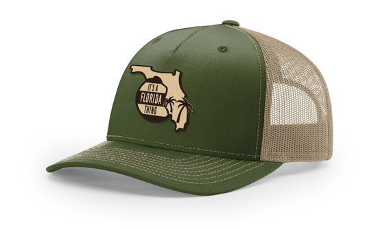 olive green ball cap