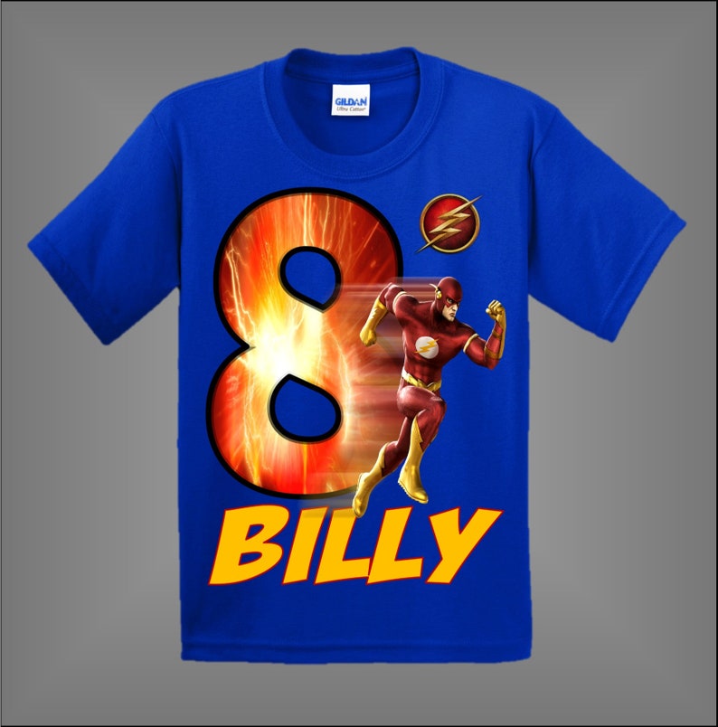 flash birthday shirt