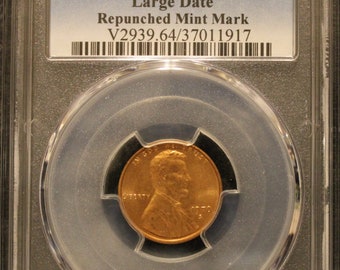 1970 S / S Grote Datum 1C Lincoln PCGS MS 64 RD Repunched Mint Mark