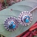 Turquoise Stud Earring Sterling Silver Studs Mojave image 0